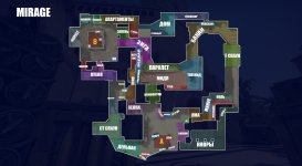 Позиции на карте в CS:GO - Mirage